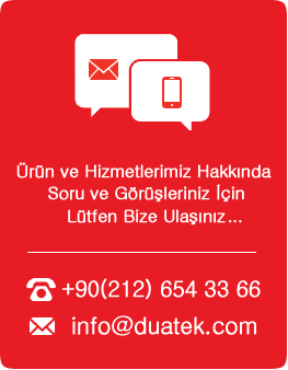 Duatek iletişim - bize ulaşınız destek, talep